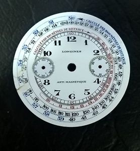 Longines dial porcelain single button