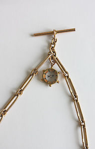 Fabulous 9ct Gold Albert & Fob  c1920s
