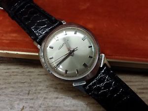 Bulova Accutron 14K Solid White Gold Asymmetrical shape 