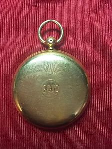 Rare 18k Solid Gold Full Hunter Case 18s Key win Made By DENT London