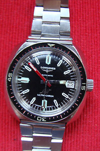 VINTAGE OROLOGIO LONGINES DIVER SUB ULTRA-CHRON CALIBRO 431