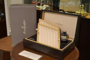 Montegrapa Luxury Wooden Box with Silver Polishing Cloth