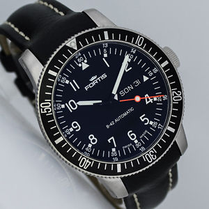 FORTIS B-42 OFFICIAL COSMONAUTS DAY/DATE 42mm AUTOMATIK UHR Ref. 647.10.11 L NEU