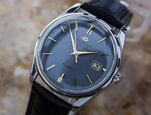 Movado Kingmatic Rare Swiss Made Mens Stainless Steel Automatic Dress Watch H4