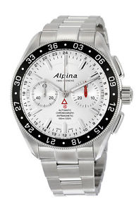 Alpina Alpiner Chronograph 4 Automatic Stainless Steel Mens Watch AL 860S5AQ6B