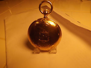 Vintage 18k Gold Hunter Case Key Wind 