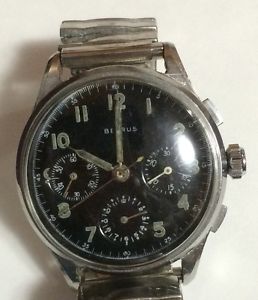 Vintage Benrus Chronograph, circa 1945, original working Sky Chief great cond.