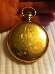 Rare Elgin 15 Jewels USA 6465937 Heavy 14K Gold 91g CWMFCO Watch collectible