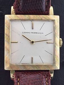 Vintage Solid Gold Girard Perregaux Tri-Color