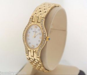Movado 14kt Yellow Gold 0.25 C.T.W Diamond Ladies Watch, 35.1gm, Swiss Made