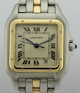 CARTIER SANTOS 18K GOLD AND STEEL