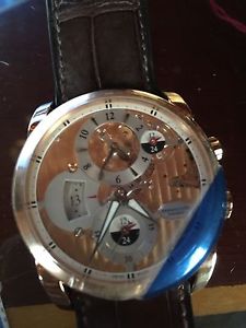 NEW! Parmigiani Rose 18 K Gold Hemispheres, Box &  Papers! $38,650!