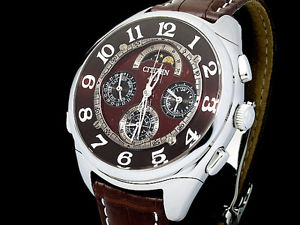 CITIZEN Men's Watch CAMPANOLA 102 Complication Limited 300 Shipping Free ! (QTZ)