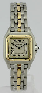 CARTIER PANTHERE STEEL AND GOLD