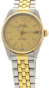 Men's Tudor Prince Oysterdate 18K Yellow Gold and Stainless Steel Watch Ref. 720