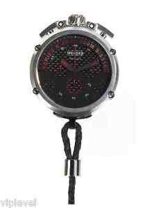 WELDER K43-104 Authorized!!! Chrono Pocket Watch Red Accents 55mm NEW! Fast Ship