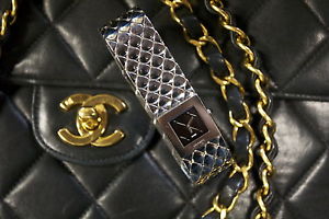 OROLOGIO CHANEL MATELASSE MATELASSè WATCH ORIGINAL UHREN STAINLESS STEEL