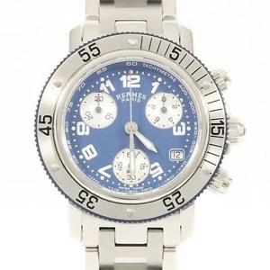 Authentic HERMES CL2.317 Clipper Diver Chronograph Quartz  #260-001-611-7136