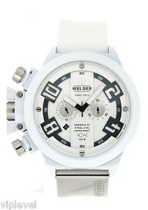 WELDER K24 3311  White Ion Steel White Strap New Men's Watch Fast Shipping