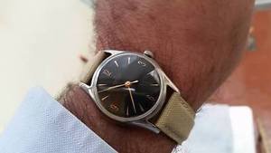 Zenith vintage  Pilot cal 120 quadrante nero black dial