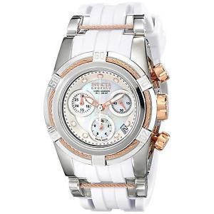 INVICTA WOMEN'S 40MM POLYURETHANE BAND STEEL CASE SWISS QUARTZ WATCH 15280