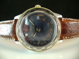 Orologio Girard Perregaux GP90 GMT Acciaio e Oro Oversize Rarissimo