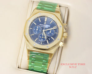 Audemars Piguet Royal Oak 41mm Yellow Gold BLUE DIAL 26320BA.OO.1220BA.02