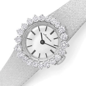1,55ct Brillanten-Damenuhr Milanaiseband, 14K Weissgold - JUWELENMARKT DE, U2268