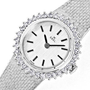 Ebel Damen-Armbanduhr, Brillanten-Lünette Weissgold 18K - JUWELENMARKT DE, U1469
