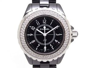 Used Watch CHANEL J12 / 33 H0949 quartz black ceramic Excellent L4T