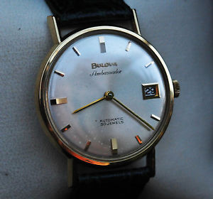 Bulova Ambassador M5  Mikro-Rotor- Massiv Gold 18k 750/1000