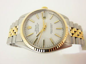 ROLEX DATE JUST UOMO ACCIAIO E ORO ROSA REF 16013F AUTOMATIC SCATOLA E FATTURA