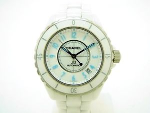 Used Watch CHANEL J12 H3827 automatic white ceramic Excellent S0T