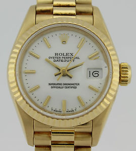 ROLEX OYSTER PERPETUAL DATEJUST 18K GOLD