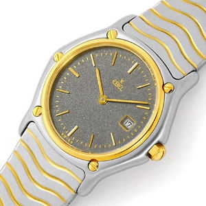 Ebel Sport Classic Classique Wave Junior Stahl Gold Uhr - JUWELENMARKT DE, U2414