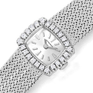 Junghans Damenuhr mit 0,53ct Diamanten in 18K Weissgold - JUWELENMARKT DE, U2433