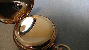 1889 Gold Elgin Pocket Watch Hunter Case 6s