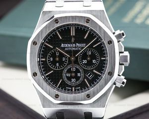 Audemars Piguet 26320ST.OO.1220ST.01 26320 Royal Oak Chronograph Black Dial SS