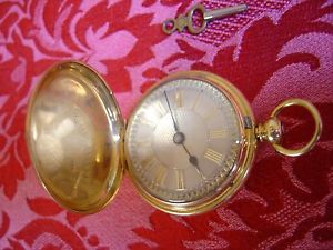 18Ct gold FUSEE POCKET WATCH.