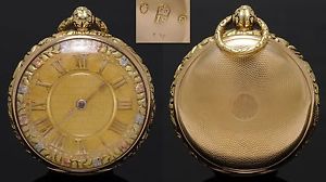Antique Georgian 18ct Gold Verge Fusee Pocket Watch by George Clerke - 1820