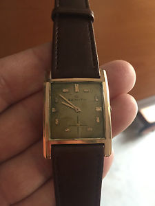 OROLOGIO ZENITH STELLINA ORO A CORDA VINTAGE CINTURINO WATCH