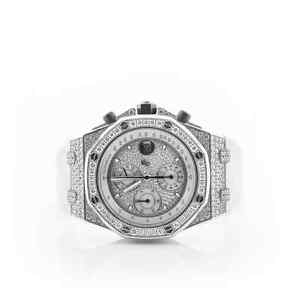Audemars Piguet Royal Oak Offshore Chronograph in 18KWG/Dia Pave