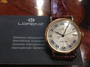 Orologio Lorenz Gold Automatic Date Box Papers ref. 16224 NOS