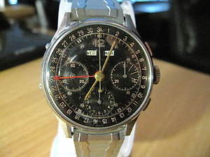 VINTAGE, ARISTO 3 REGISTER, 3 DATE CHRONOGRAPH WRISTWATCH, V-72C, STLS./STL.