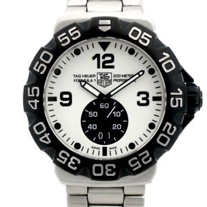 Auth TAGHeuer Formula1 Grand date Men's Quartz SS box&warranty 140722