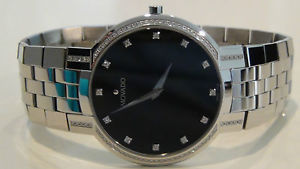 Movado Faceto Diamonds Mens Watch Retail: $2900