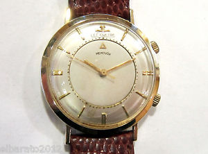 Fantastico LECOULTRE MEMOVOX K814 DESPERTADOR 10 K. Gold Filled Vintage manual
