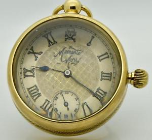 Rare Victorian  Doctors MEMENTO MORI SKULL CHROMETER Ball watch