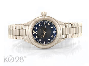 NEU - EBEL Onde 1216093 - 30 mm Stahl Diamanten Quarz Full Set (10791)