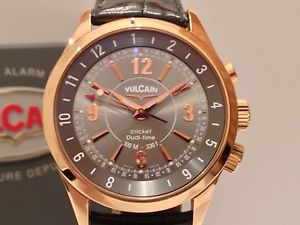 Reloj Vulcain Cricket Dual Time Pink Gold